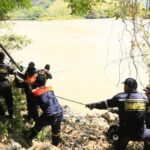 Localizan el carro en el que Jessenia Murillo y sus hijas cayeron al río Cauca