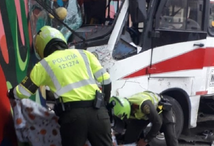 accidente en barrio Las Flores de Barranquilla