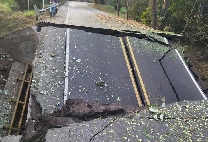 Explosivos fueron detonados en el puente La Tijera de Pailitas, Cesar