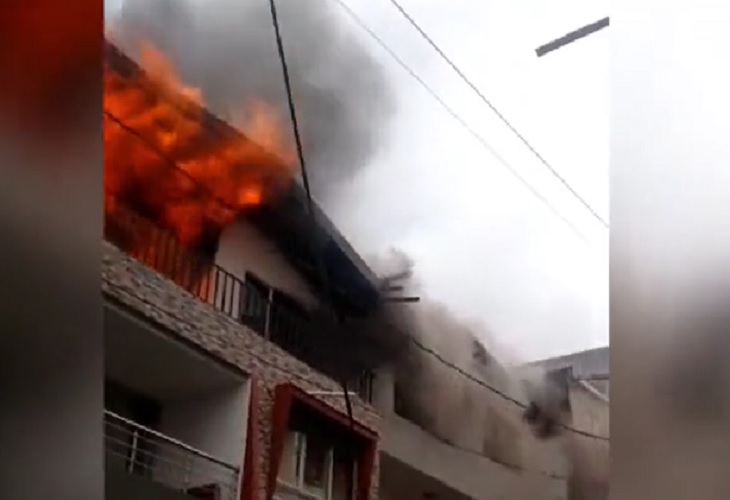 Incendio en apartamento en Robledo Kennedy en Medellín