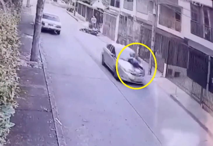 Conductor arrolla a ladrón en una calle del barrio Departamental, en Cali