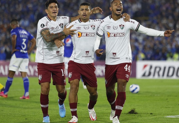 Germán Cano: gol en derrota de Millonarios ante Fluminense