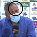 Hernán Torres sufre monedazo en la frente en Palmaseca