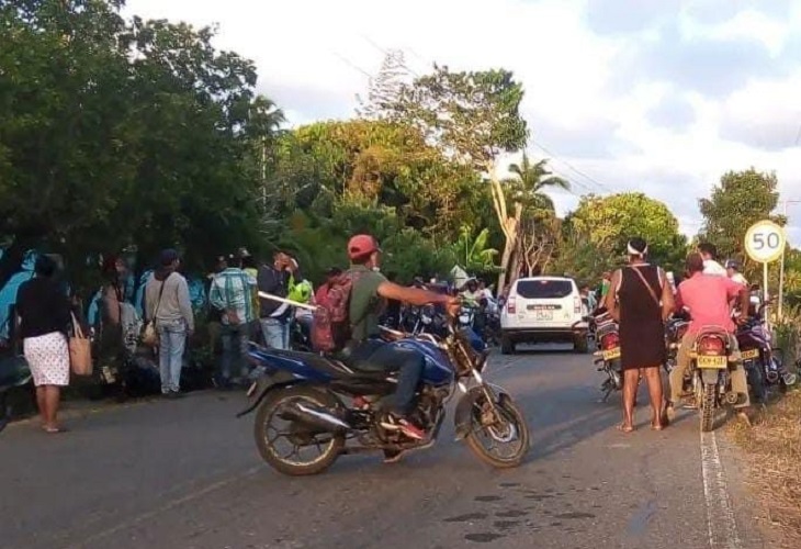 Choque de motos en Moñitos cobró la vida de Rubén Gómez y Carlos Hernández