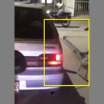 En Malambo, un hombre llevaba arrastrado a un perrito de un carro