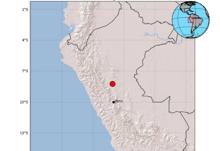 Sismo de 6.9 en la escala se sintió en Perú este 3 de febrero