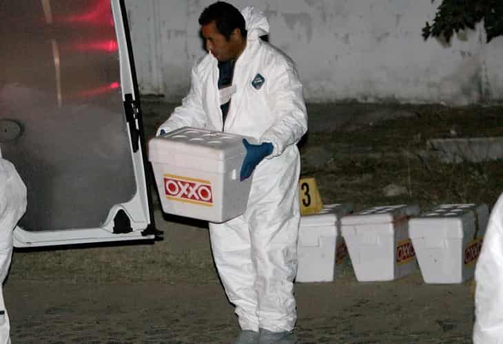 Aparecen seis cabezas humanas encima de un coche en Chilapa (México)