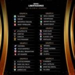 Así quedaron definidos los grupos de la Libertadores, dejando el E como 'grupo de la muerte'