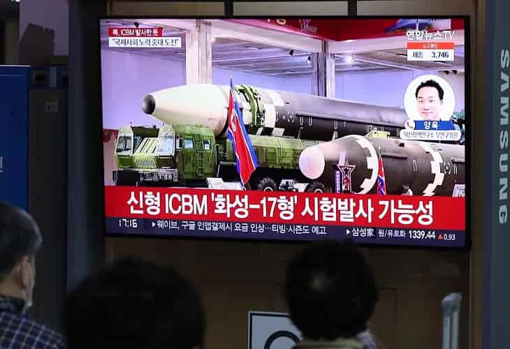Corea del Norte confirma que lanzó su nuevo misil intercontinental Hwasong-17