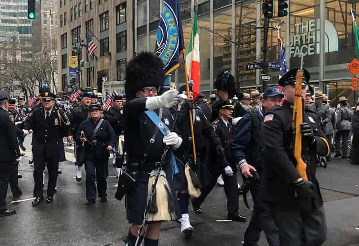 Las gaitas vuelven a la Quinta Avenida neoyorquina por la fiesta de San Patricio