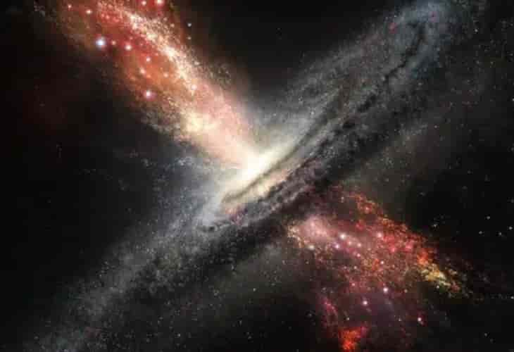 Los vientos de agujeros negros masivos impactan en la formación de estrellas