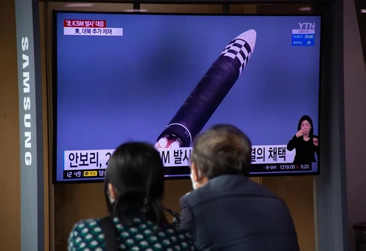 Pionyang falseó lanzamiento de su último misil, según Seúl y Washington