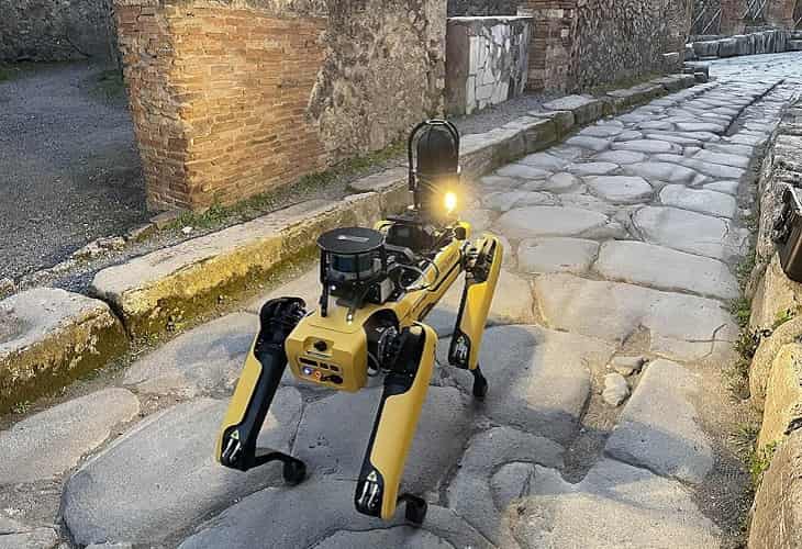 Un perro-robot para descubrir y proteger Pompeya