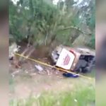 6 muertos deja accidente de bus en el km 5, en vía pueblito Los Andes