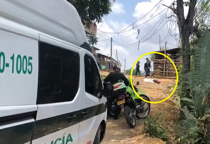 Asesinaron a un hombre en plena calle del barrio La Inmaculada de Planeta Rica