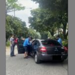 Conductor atropelló a una mujer y un agente de tránsito, en ciclovía de Envigado