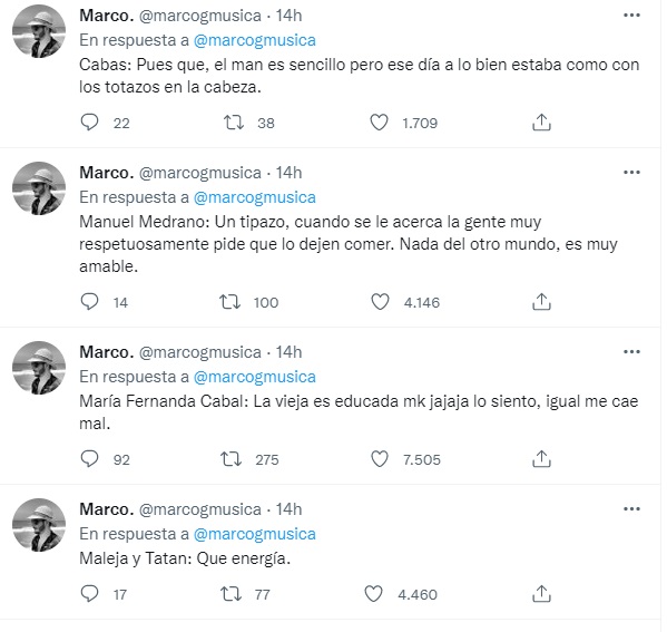 Un joven mesero bogotano delata a los famosos más groseros que atendió