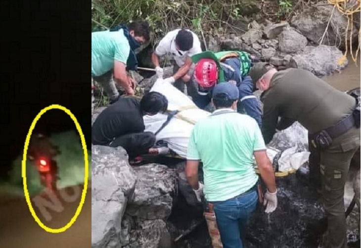 Encuentran cuerpo de Jhon Alexander Ayala, motociclista que cayó al río Suárez