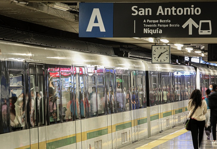 Metro de Medellín será gratis el domingo, día de Elecciones legislativas