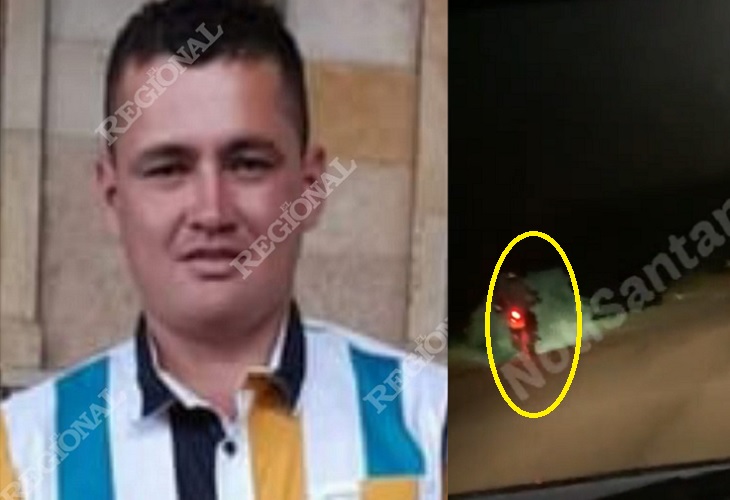 Buscan a Jhon Alexander Ayala, motociclista que cayó al río Suárez, en Güepsa