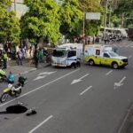 Muere motociclista en accidente en la Avenida del Ferrocarril, centro de Medellín
