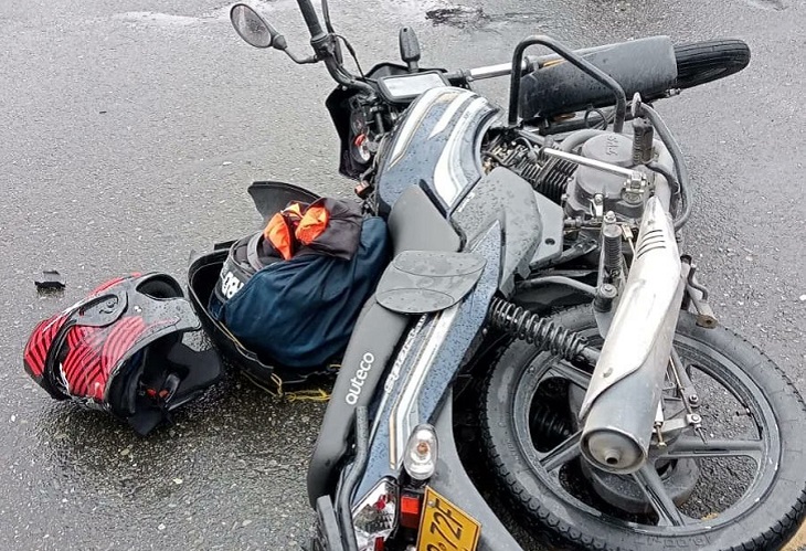 Andrés Mauricio Zuluaga murió en accidente de moto en la avenida Regional