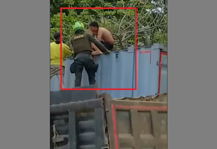 Yineth Angarita murió en el techo de un camión cuando viajaba de polizón