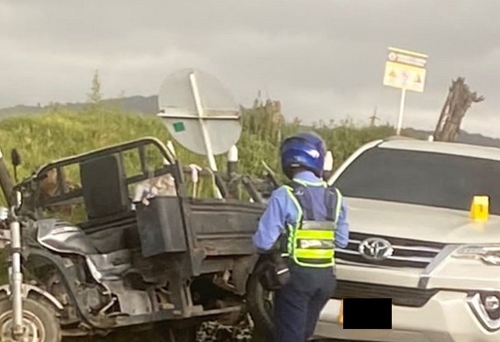 Murió Darío Osorio tras choque entre moto carguero y camioneta, en La Unión