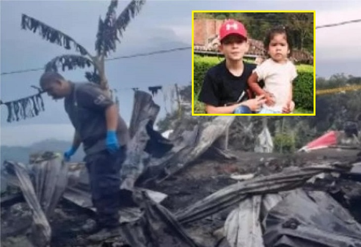 Niños mueren en incendio en una casa de Barbosa, Antioquia