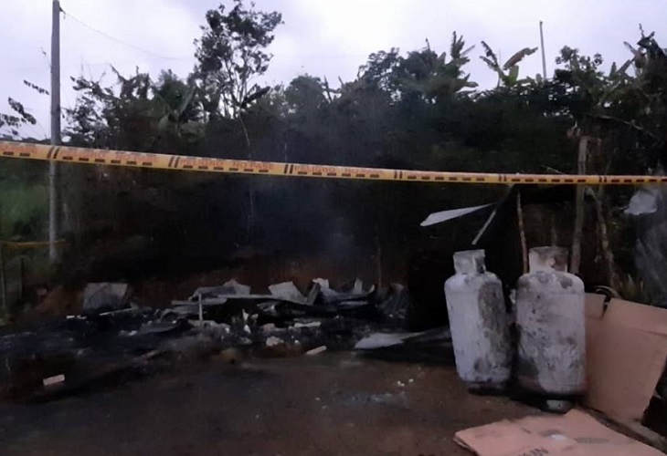Incendio en Barbosa en el que murieron 2 niños que estaban solos