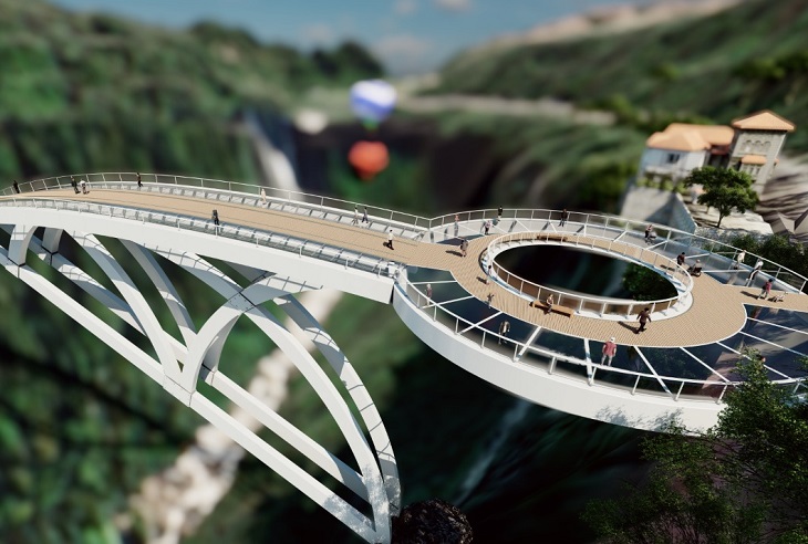 Alcalde de Soacha defiende puente en Salto del Tequendama porque atraerá a gente de plata