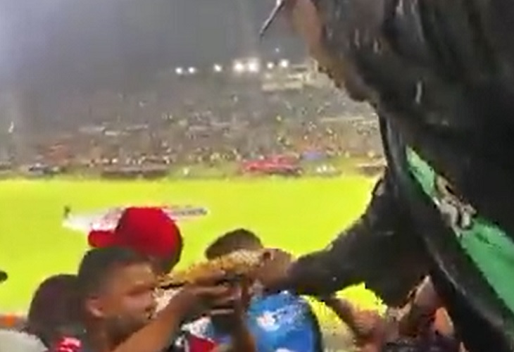 El "robo" de 'papitas' que mostró el gran ambiente entre hinchas del DIM y Nacional