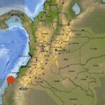 Temblor de 5.8 grados sacudió a Colombia la tarde de este domingo