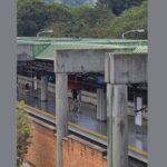 Una mujer perdió la vida el domingo al caer a la vía del Metro en Estación Itagüí