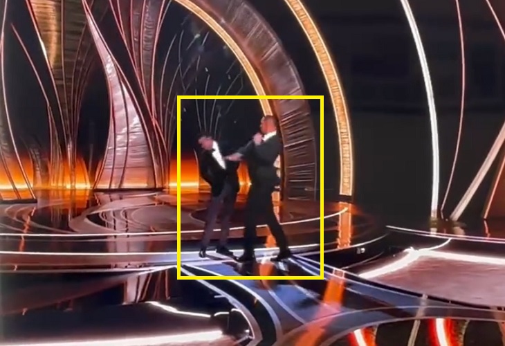 Video de Will Smith pegándole a Chris Rock en los Oscars