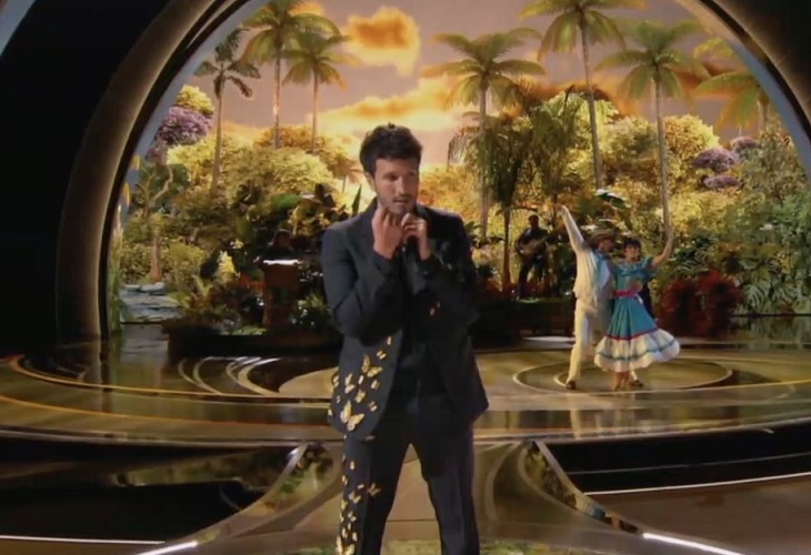 Yatra tembló de emoción mientras cantaba ‘Dos Oruguitas’ en los Oscar