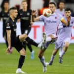 1-1. Ferrán da el empate al Barcelona ante un intenso Eintracht