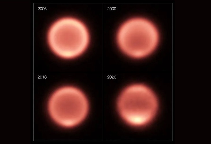17 años de datos desvelan sorprendentes cambios en la temperatura de Neptuno
