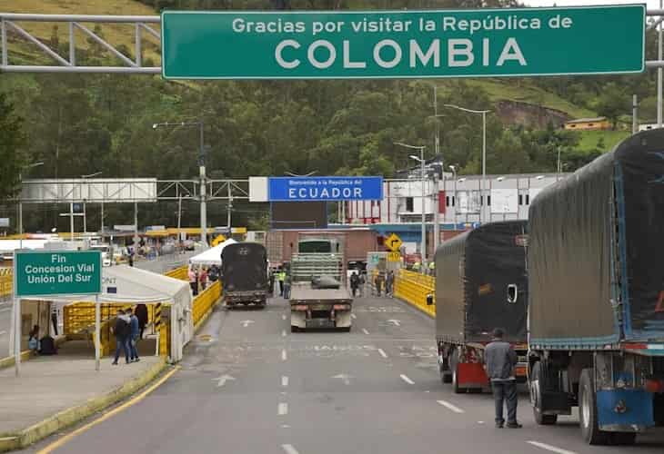 Colombia y Ecuador acuerda un nuevo protocolo para mercancías en la frontera