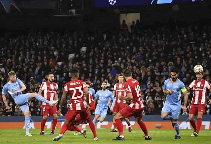 1-0. De Bruyne le quita la razón a Simeone