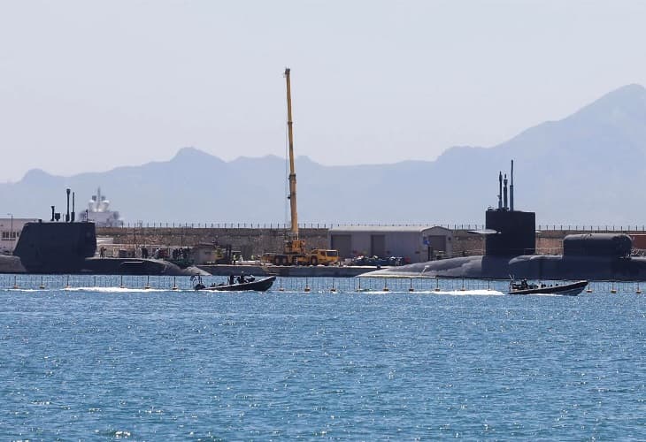 Ecologistas denuncian la llegada de un segundo submarino nuclear a Gibraltar