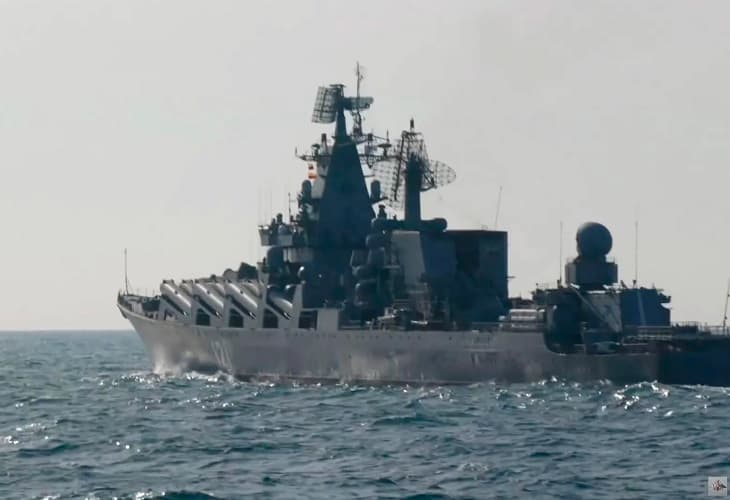 El Ministerio de Defensa ruso informa de que el Moskva se ha hundido
