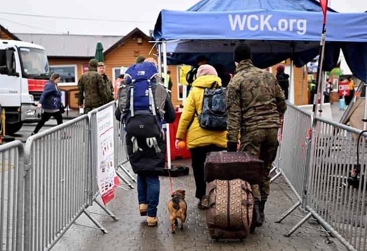 Los refugiados ucranianos suben a 4,17 millones, más de la mitad en Polonia
