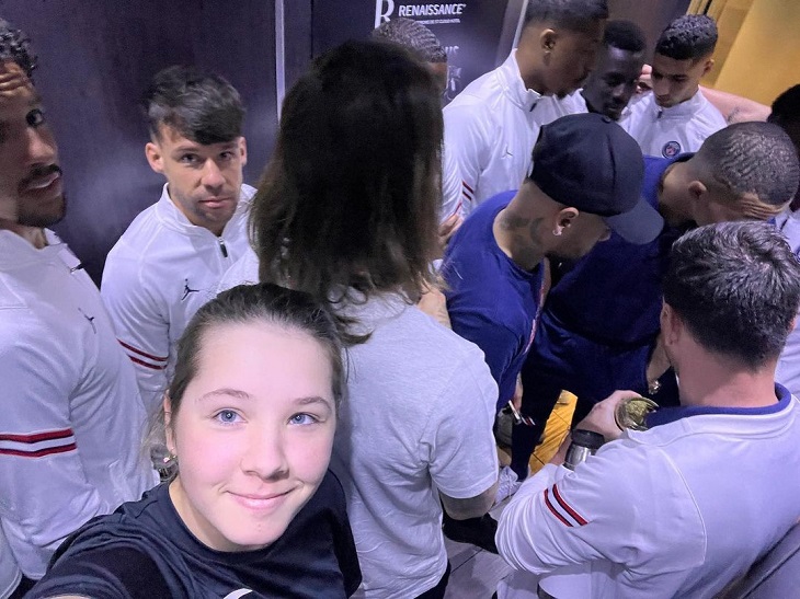 Marta Silchenko, la golfista que se encontró a los jugadores del PSG en un ascensor