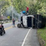 Aparatoso accidente múltiple se presentó en el sector Fizebad, en el Oriente