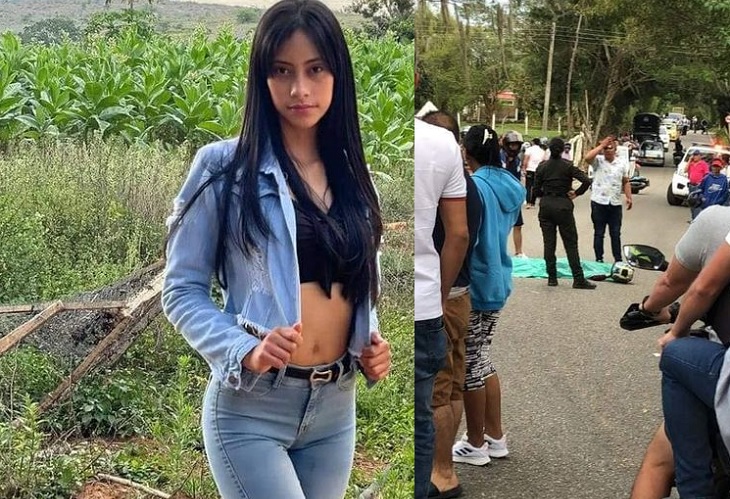 María Ángel Calderón, la motociclista murió tras brutal choque en una Yamaha FZ