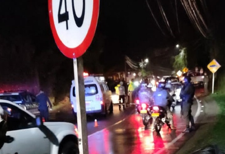 Matan a hombre que iba a bordo de un auto por sector Villa Camila, en Rionegro
