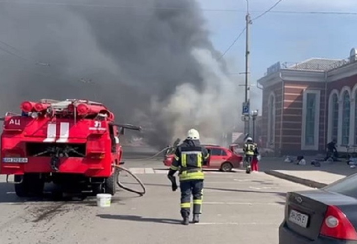 estación de tren en Kramatorsk