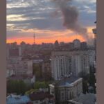 Reportan múltiples explosiones en la capital de Ucrania, Kiev