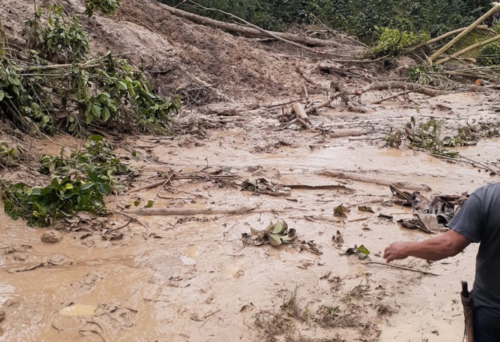 Aún no encuentran a dos fallecidos en la avalancha de Viotá